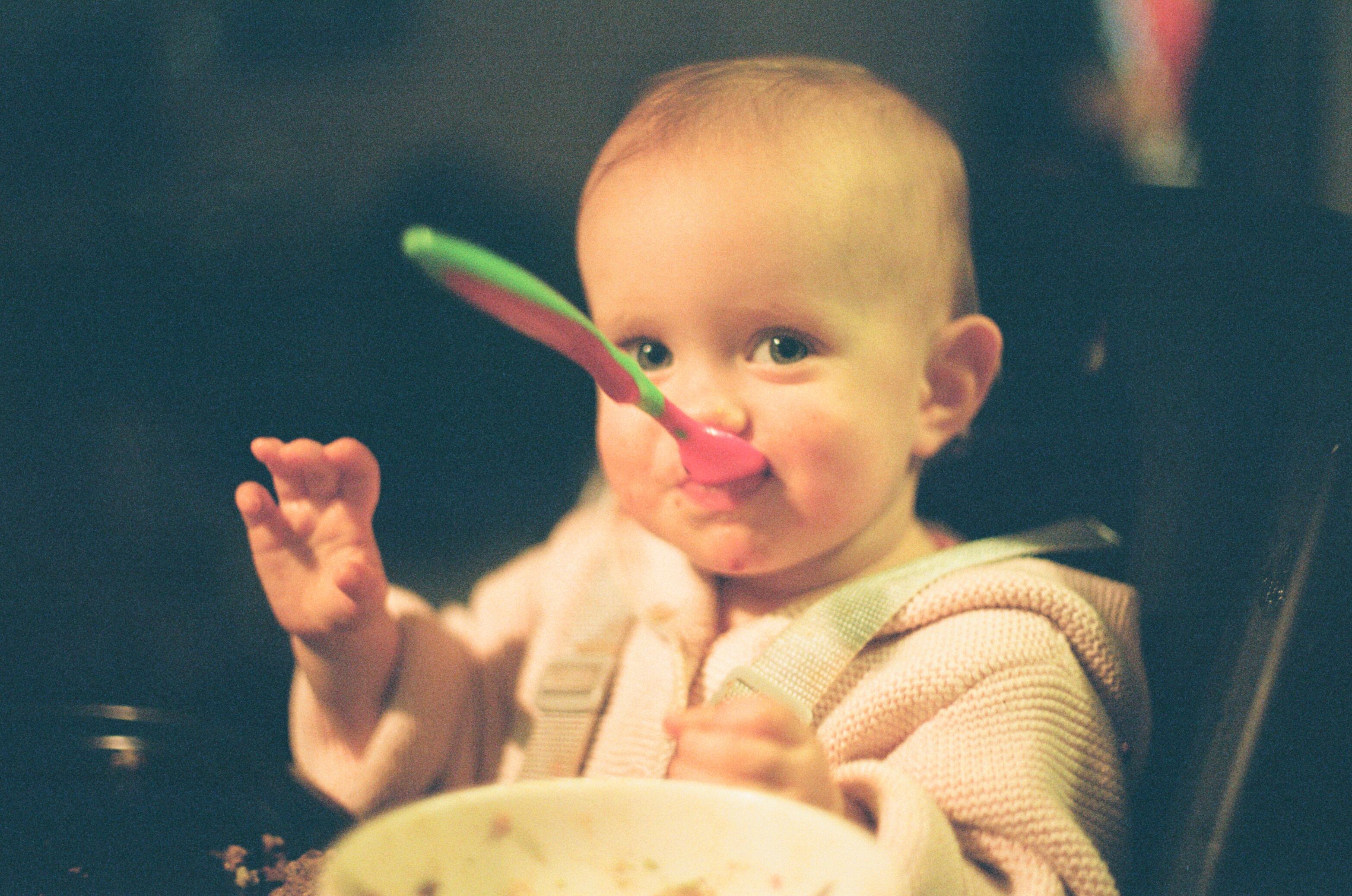 eva with spoon